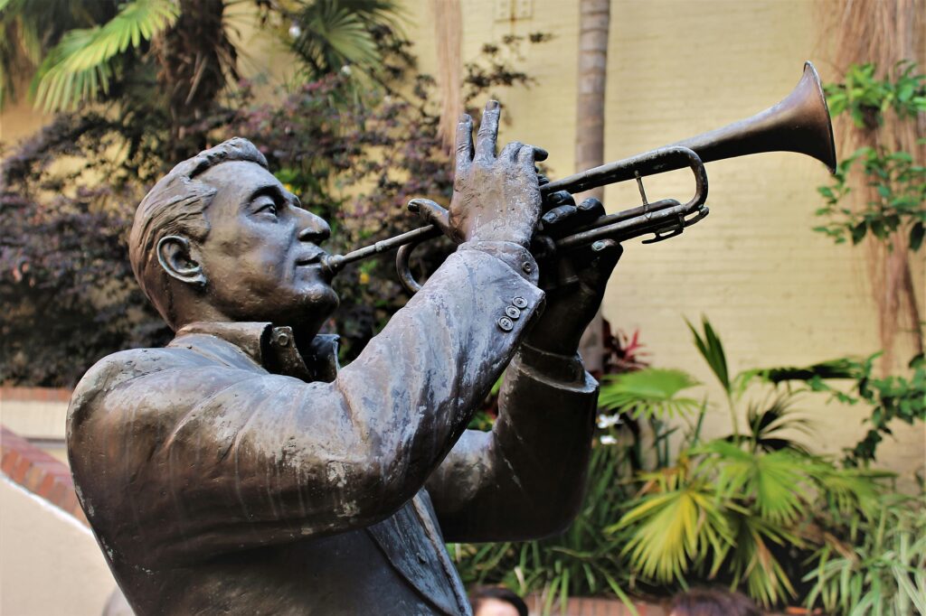 Bronze Statue of Louis Prima