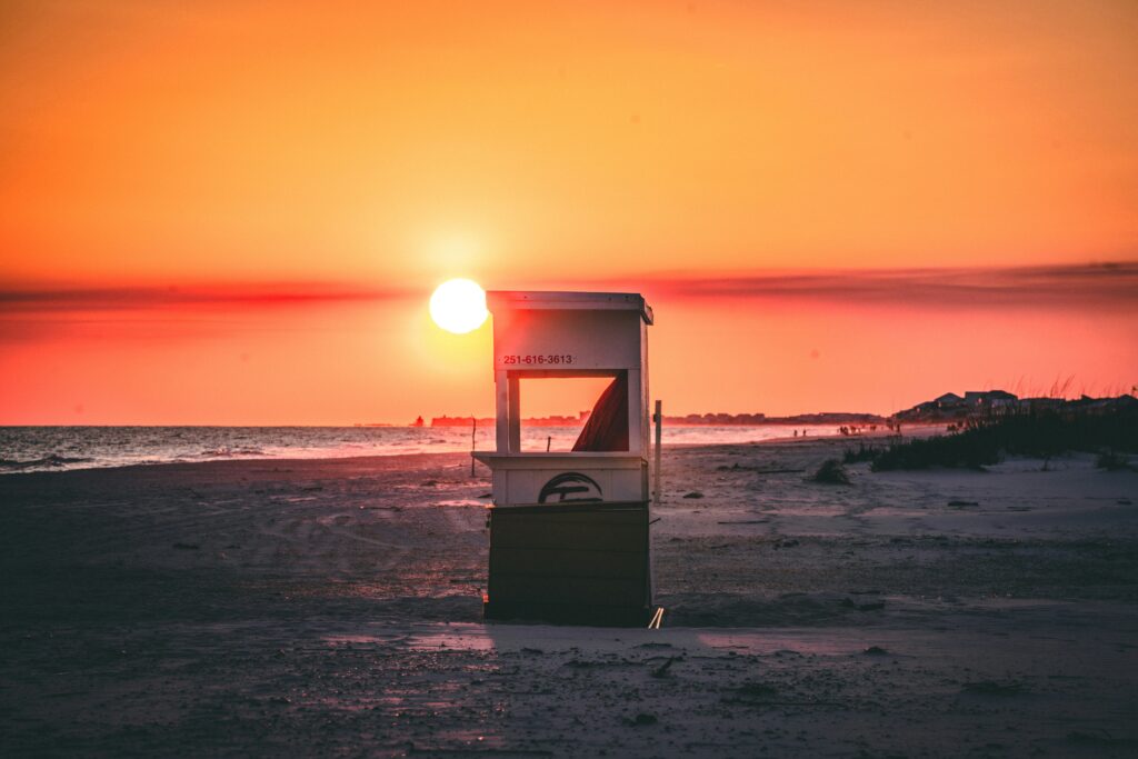 Gulf Shore Alabama Beach Club Spa and Resort Sunset